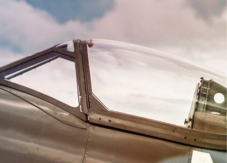 airplane cockpit