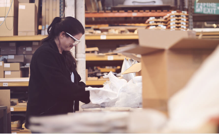 women working in a workshop